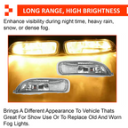 Halogen Driving Fog Lights Lamps w/Switch Wiring for 2003 2004 Toyota Corolla