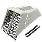 White Gas Tank Side Covers With Radiator Cover Grill For Yamaha Banshee 350 87-06