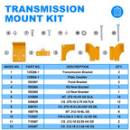 125255 Transmission Hydro Bracket Kit For Hustler Raptor SD SDX Zero Turn Mower