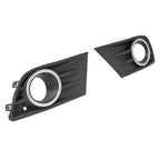 Fog Light Cover Bezel w/Chrome Ring For Honda Pilot 2012 2013 2014 2015 LH & RH