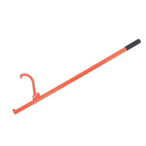 Red With Rubber Handle 58" Log Roller Tool Lifter Felled Cant Hook Logging Tool