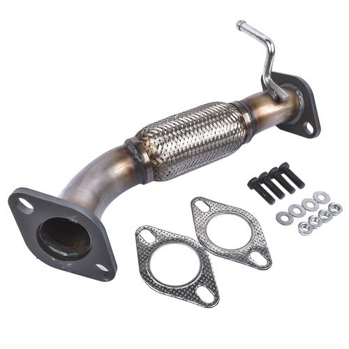 Exhaust Front Flex Pipe for 2011-15 Optima Sonata HYBRID W/o Oxygen Sensor Ports