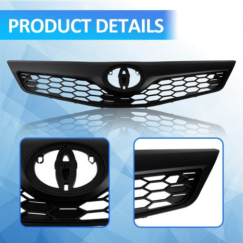 Upper & Lower Grille Halogen Fog lights for Toyota Camry SE 2012-2014 6PCS