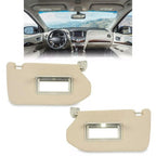 Pair Sun Visor for Nissan Pathfinder 2013-2018 Infiniti QX60 2014-2017 Lamp