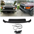 For 2007 2014 Toyota FJ Cruiser Black Painted Hood Molding Trim Moulding