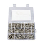 550× Wood screws kits #4 #6 #8 #10 #12 countersunk 304 Stainless steel