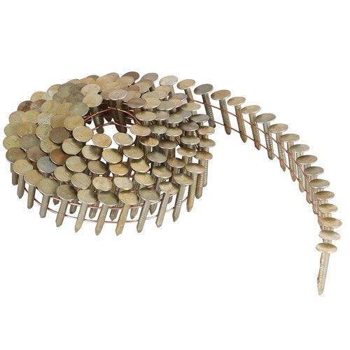 7/ 8 inch 15 degree inclined coil 3600 full round head roof nails Galvanized New
