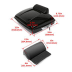 Razor Pack Trunk Backrest Rack For Harley Touring Road King Street Glide 14-26