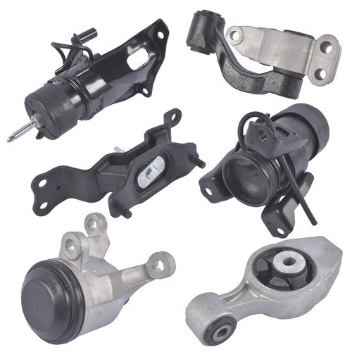 Engine Mounts & Transmission Mount Set 6Pcs for Infiniti JX35 QX60 Nissan Murano