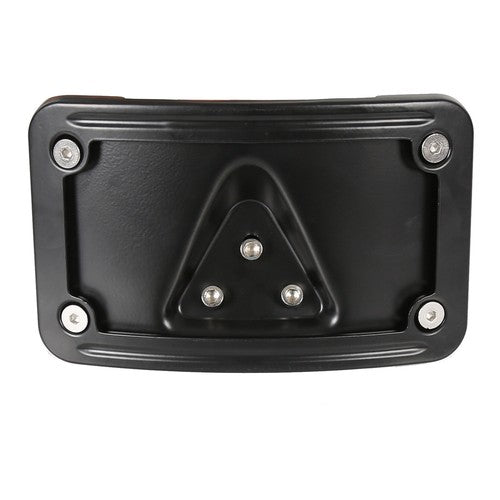 Curved Laydown License Plate Mount Bracket For Harley Sportster Dyna Softail