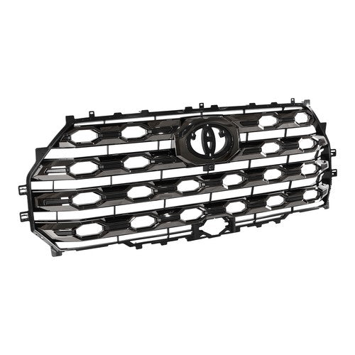 Front Bumper Grill Electroplated Black for Toyota Tundra Platinum 2022-2024