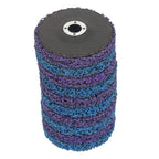 (5 pieces each in purple and blue) 10 Pack of 4' x 5/8' Diamond Discs