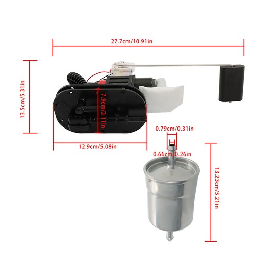 Fuel Pump 703500771 For 2006 2007 2008 Can-AM Outlander 400 500 650 800 MAX ATV