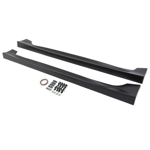 For 2006-2011 Honda Civic Mugen PU MU Style Side Skirts Body Kit Paintable ABS
