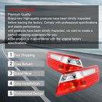 Pair Tail Lights Fit For Toyota Camry 2007-2009 Outer Lamps L+R Halogen Red Rear