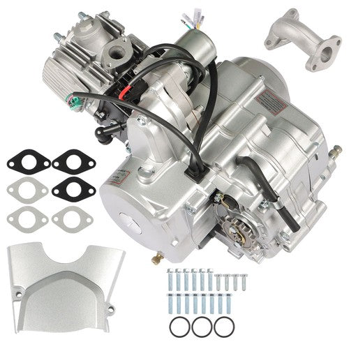 125cc 4 Stroke Engine Motor ATV 3-Speed Semi Auto w/Reverse Electric Start New