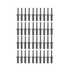 41Pcs Plastic Poly Rivet Gun Quick Set Riveting Hand Tool W/ 40 Poly Rivets USA