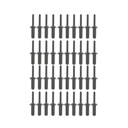 41Pcs Plastic Poly Rivet Gun Quick Set Riveting Hand Tool W/ 40 Poly Rivets USA