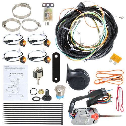 LED Turn Signal Light Kit Column Turn Switch For Polaris Can Am Honda US
