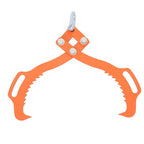 For Logging Tongs Log Skidding Tongs 18 Inch 2 Claw Log Lifting Tongs Grapple
