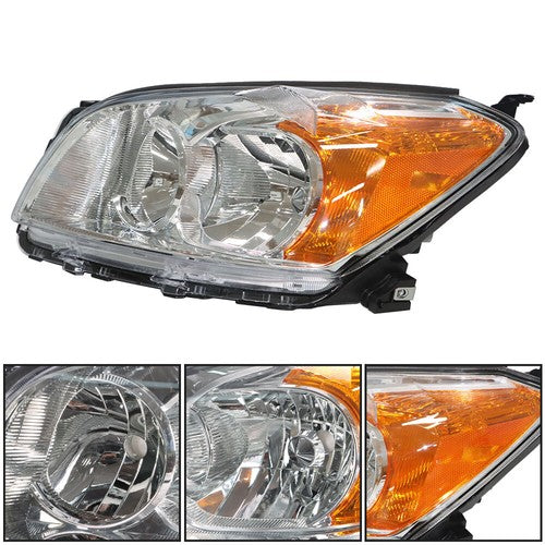 Black Housing Headlamp Halogen Type Right & Left For Toyota Rav4 Sport 2009-2012
