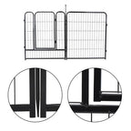 24 Panels 32x26 inch Dog Playpen Crate Fence Pet PlayPen Exercise Cage