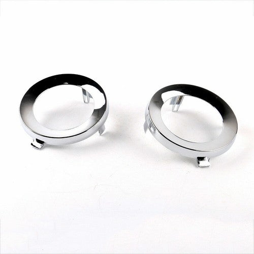 Pair Front Chrome Fog Light Trim Lamp Cover for 2009-2013 Subaru Forester