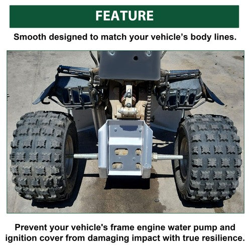 For Suzuki LTZ400 Z400 KFX400 Aluminum Swing Arm Skid Plate Guard Fit all years