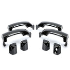 Glossy Black Painted Door Handle Kit 4 Pcs for Toyota Tundra Sequoia 2011-2019