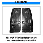 Pair Full Length Front Floor Pan Rust Repair For Camaro Firebird 67 68 69 Steel