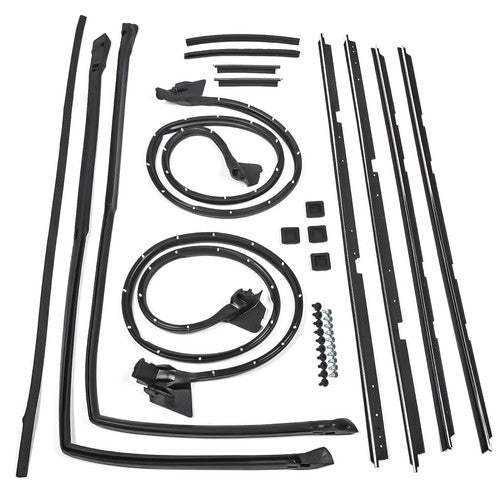 17 Pcs Door Tailgate Weatherstripping Seal Kit For any 1978-1987 Chevy El Camino