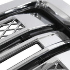 Front Bumper Upper Grille Chrome For 2009-2014 Ford F150 F-150 Platinum Style