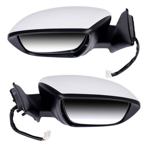 2Pcs Door Mirrors Power Heated with Camera LH & RH for Nissan Rogue 2.5L 2.0L l4