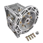 MRV063 Ratio 100:1 Worm Gear Speed Reducer, 56C Flange 0.57HP Input, Keyed Shaft