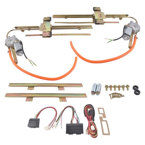 Flat Glass Electric Power Window Kit with Switch U Wire It 2 Door Kit 7558925