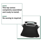 For Ford Mustang 1994-2004 Convertible Soft Top w/ Heated Glass Window Sailcloth