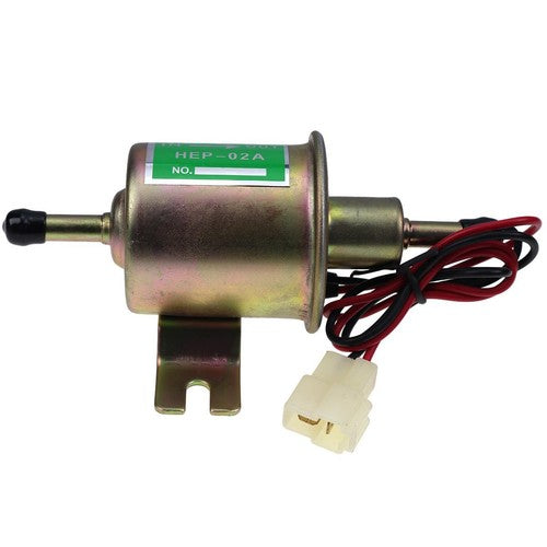 New 12V Universal 4-6PSI Gas Inline Low Pressure Electric Fuel Pump HEP-02A