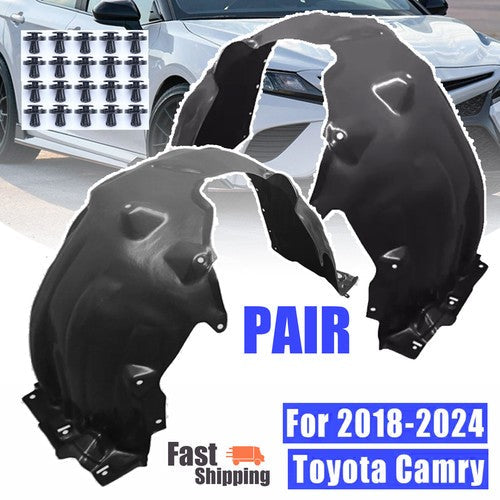 Fender Liner w/ Clips for 2018-2024 Toyota Camry SE XSE Replacement