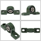 6PCS UCP202-10 Pillow Block Mounted Ball Bearing 5/8" Bore 2 Bolt Cast Iron Base