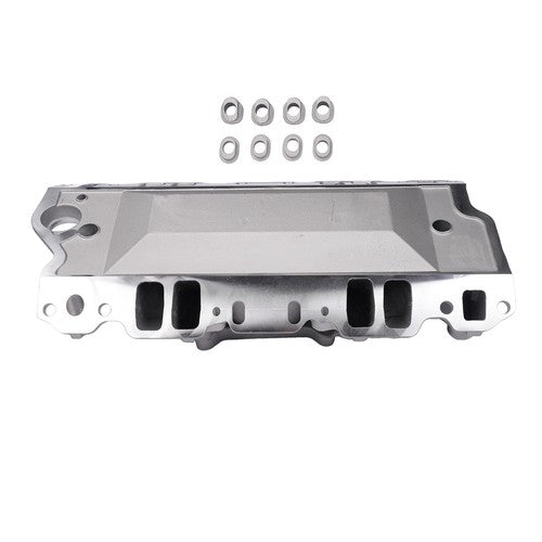For Chevrolet 350 Small Block 22026 Aluminum Dual Plane Air Gap Intake Manifold