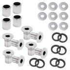 Silvery A Arm Bushing Bearing Shaft Kit for Kawasaki KFX400 Suzuki LTZ400 Z400