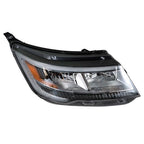 Passenger Headlight Fit For Ford Explorer 2016 217 2018 Halogen w/LED DRL Clear