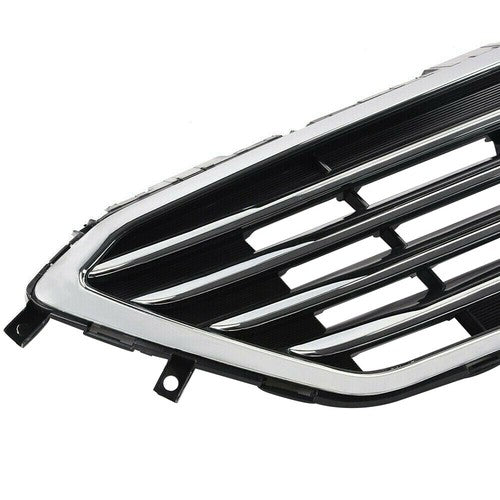Grille Bumper Assembly For Hyundai Sonata 2015 2016 2017 Upper Black Chrome