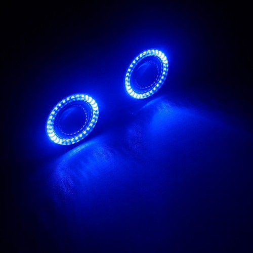 LED Blue Halo Projector Fog Light Angel Eyes Ring DRL for 2016-2021 for Honda Civic