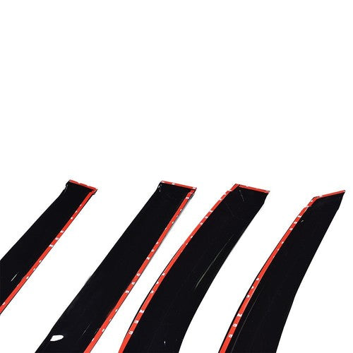 Window Visors 4pcs Fit For Toyota Sienna 2004-09 Acrylic Visor Guard Vent Shade