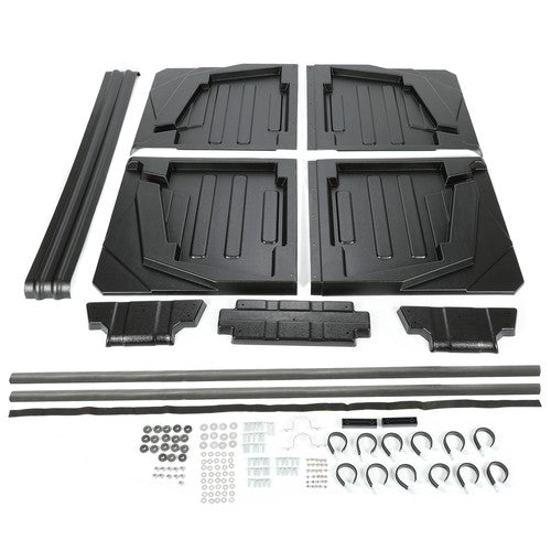 For Polaris Ranger Crew 800  Hard Top Black ABS 4 Pieces Roof  2010-2014