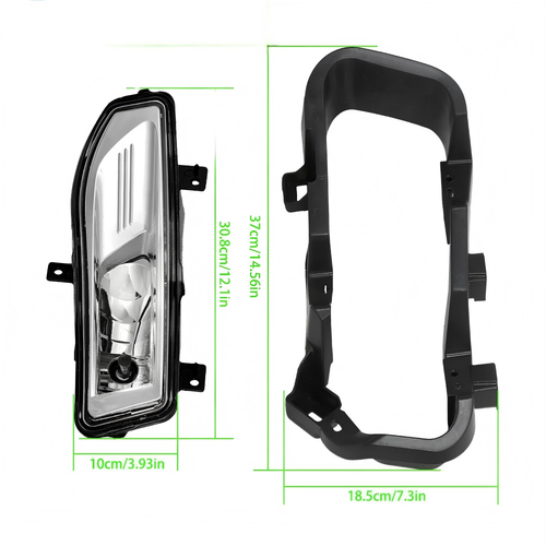 Front Bumper Fog Lights Fog Lamps Left&Right for Nissan Kicks 2017 2018 2019