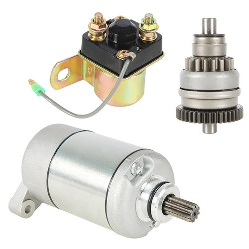 Fit For Polaris Sportsman 500 1996-2002 NEW Starter Drive & Relay Solenoid
