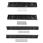 4Pcs Front Rear Lower LH & RH Door Trim Molding Black for Cadillac XT5 2017-2025