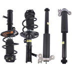 2 Front Strut & Spring Assys + 2 Rear Shock Absorbers For Chevy Malibu 2016-2023
